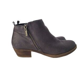Carlos by Carlos Santana Brianne Booties Womens 7M Charcoal Faux Suede Ankle